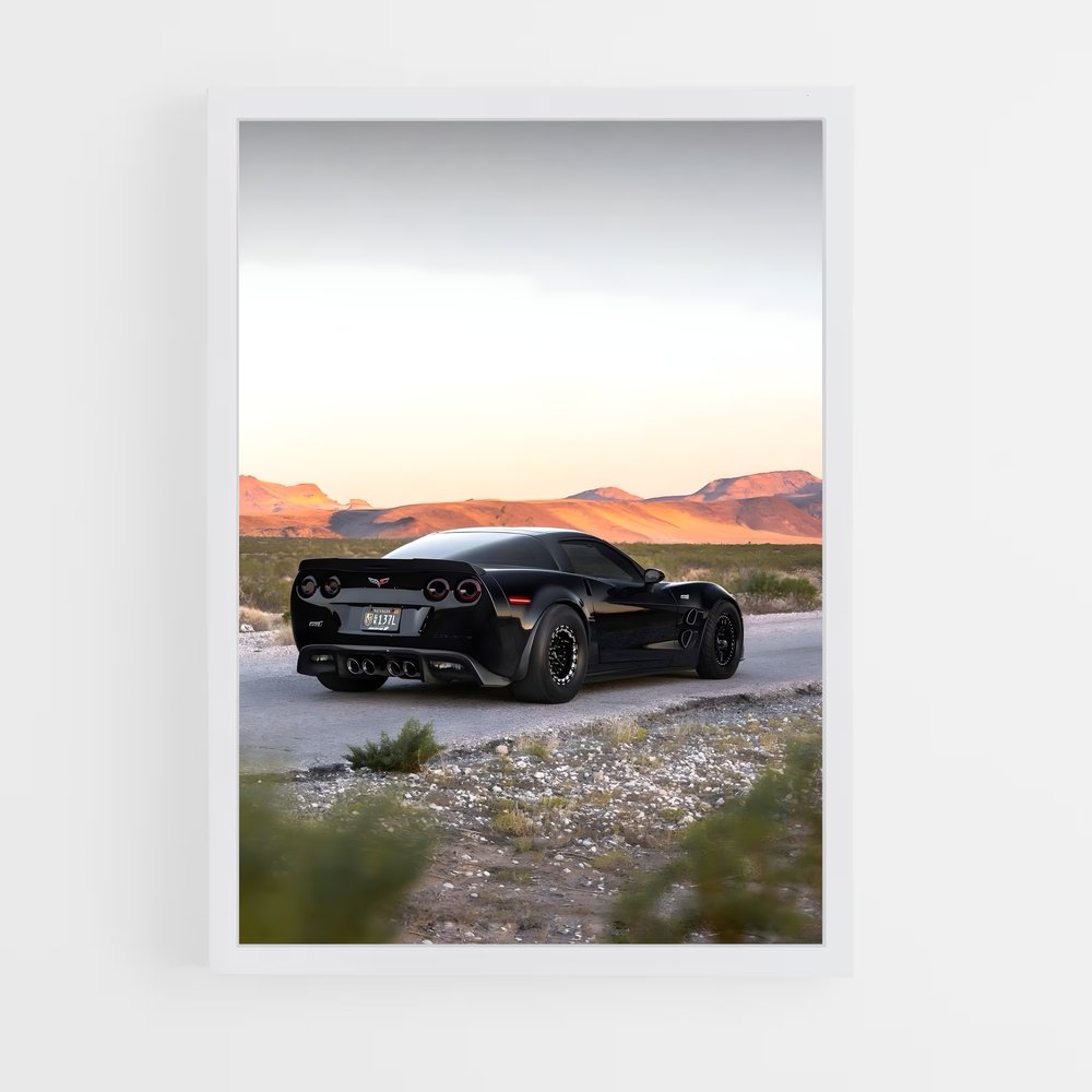 Poster Corvette GTR Evolution – affiche Chevrolet (vue 3)